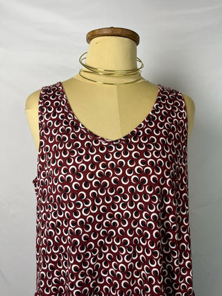 Circle Peplum Tank Top