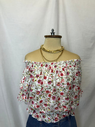 Flowy Floral Off Shoulder