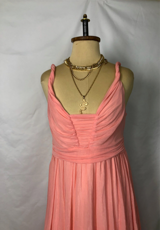 Two-Layer Long Ruffle Dress