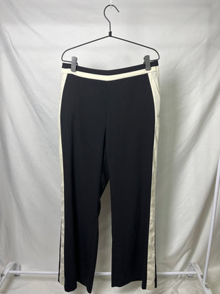 Black&White Side Striped Pants