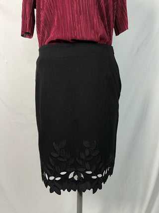 Leafy Cut-Out Skirt
