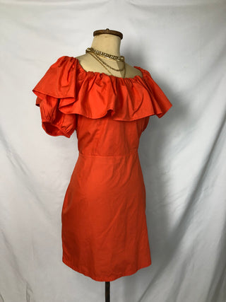 Off-Shoulder Ruffle Dress