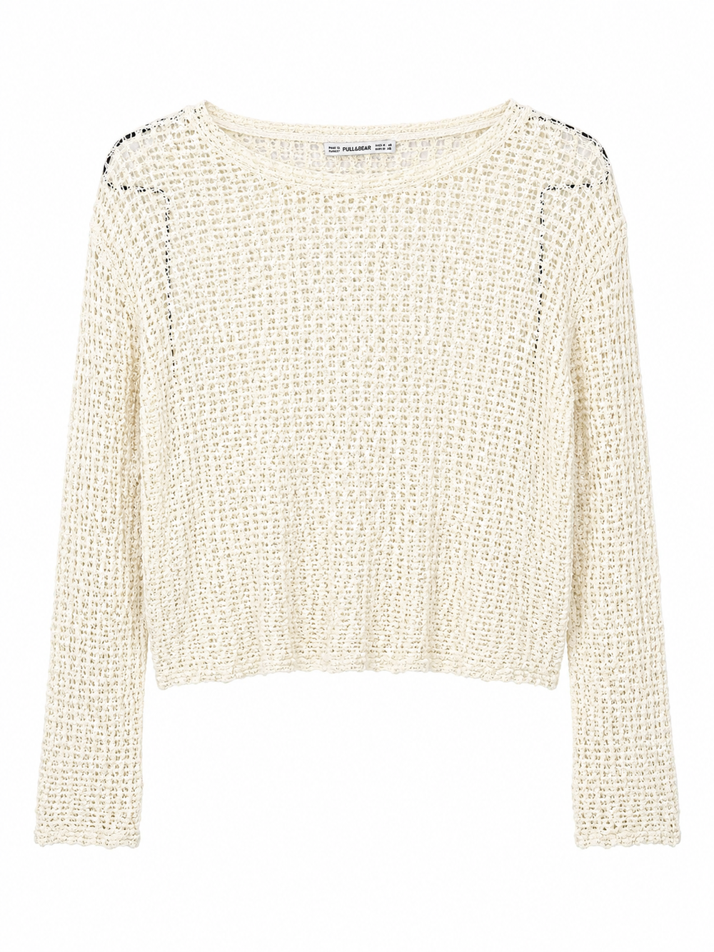 Open Net Crochet Sweater