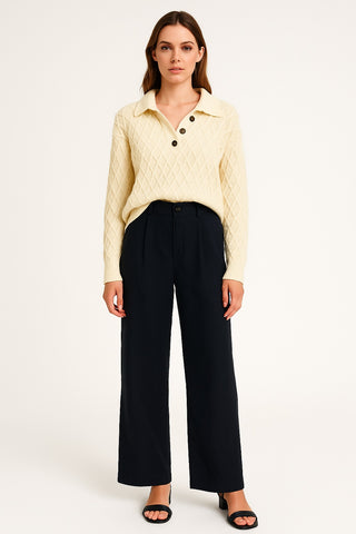 Midnight Flow Wide-Leg