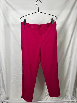 Bold Satin Tailored Pants