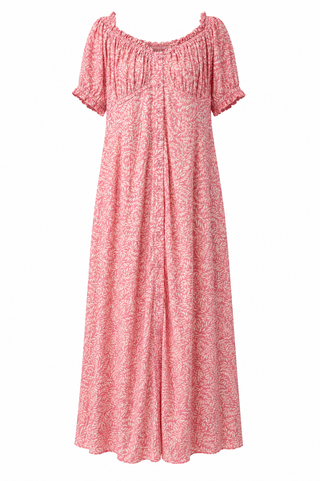 Mommy Floral Smocked Dress
