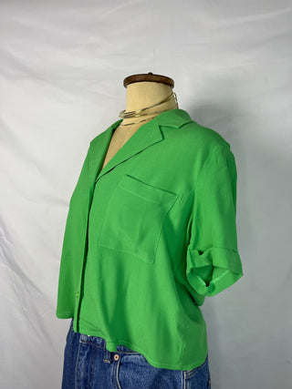 Cropped Buttoned Shirt