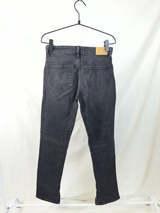 Dark Wash Straight-Leg Jeans