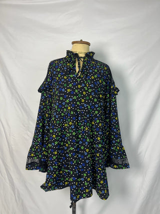 Floral Back-Lace Dress