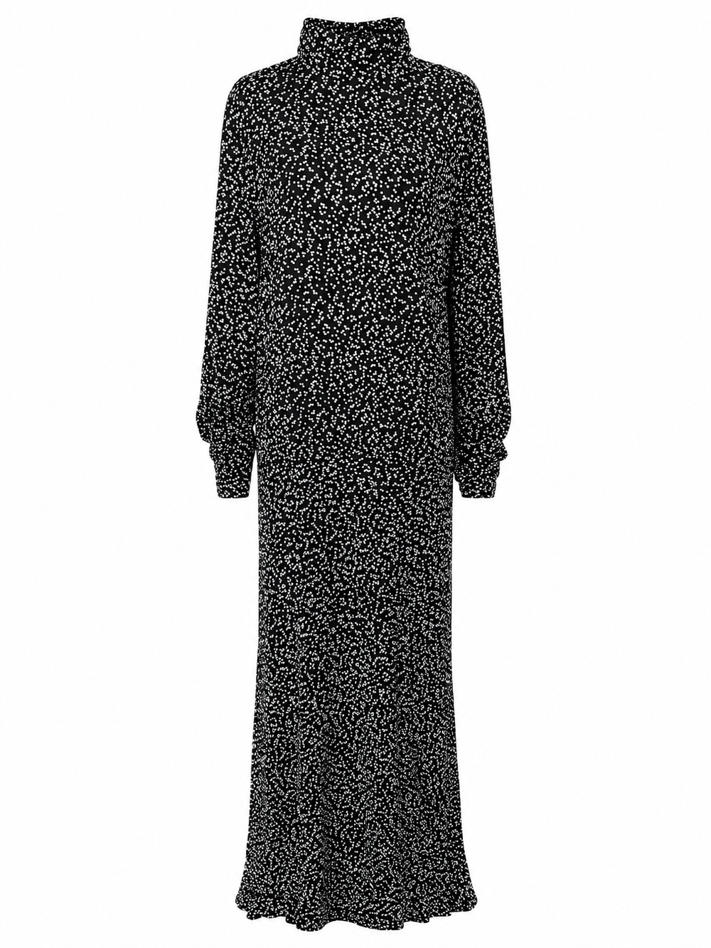 Speckled High-Neck Dress