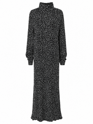 Speckled High-Neck Dress