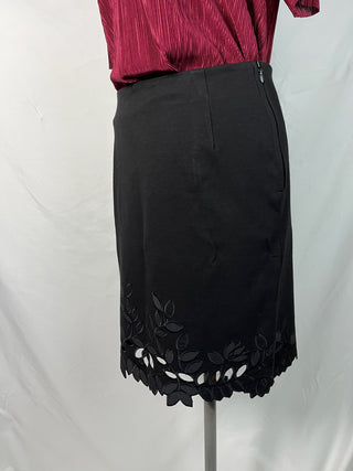 Leafy Cut-Out Skirt