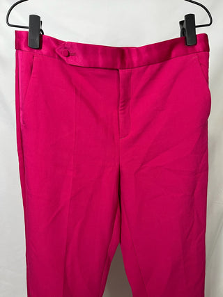 Bold Satin Tailored Pants