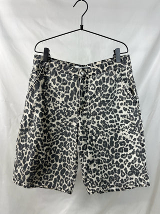 Leopard Bermuda Shorts