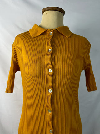 Body-Con Button Down Dress