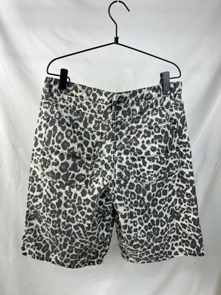 Leopard Bermuda Shorts