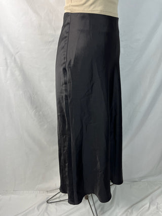 Black Satin Skirt