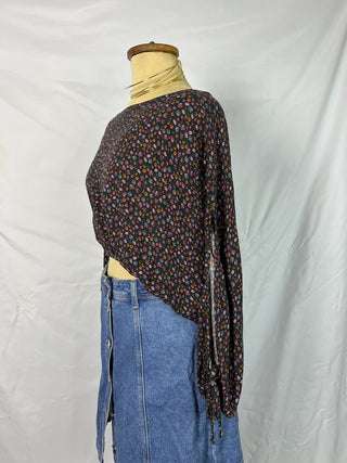 Y2K Mini Floral Blouse