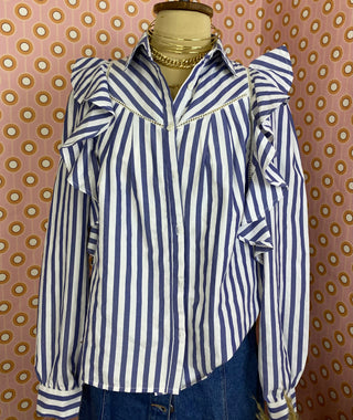 Striped Buttoned Shirt