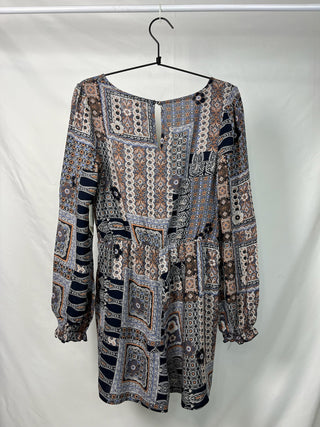 Boho Patchwork Romper