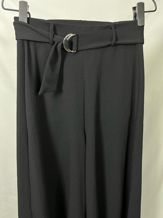 Belted Classic Flowy Pants