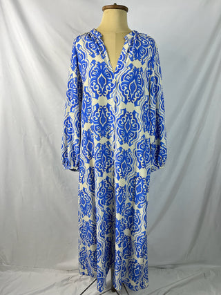 Mosaic Print Maxi Dress