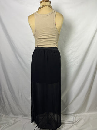Sheer Maxi Skirt