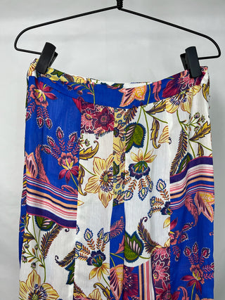 Floral Patchwork Pants