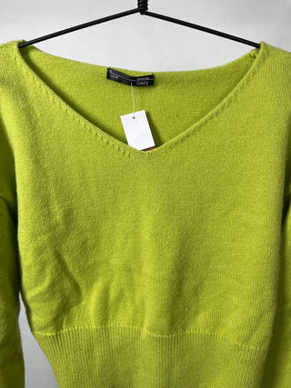 V-Crop Knit Sweater