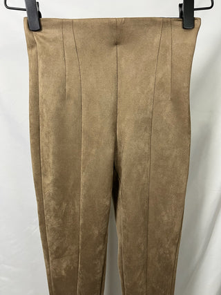 Suede Tapered Leggings