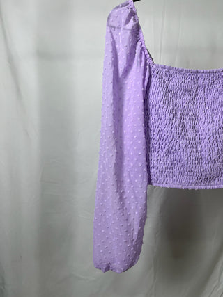 Lavender Smocked Croptop