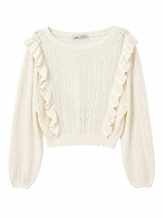 Ruffle Detailed Sweater