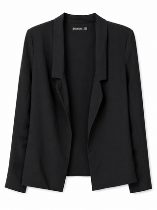 Longline Open-Front Blazer