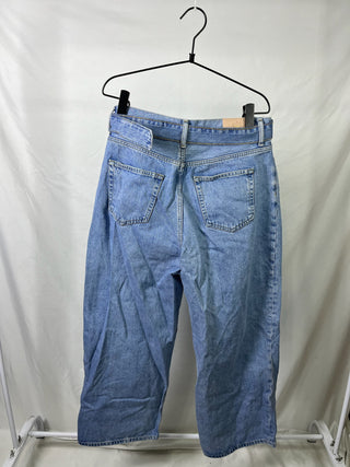 Chambray Jeans With Belt