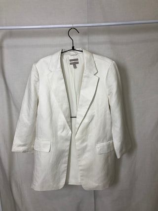 Linen-Blend Blazer