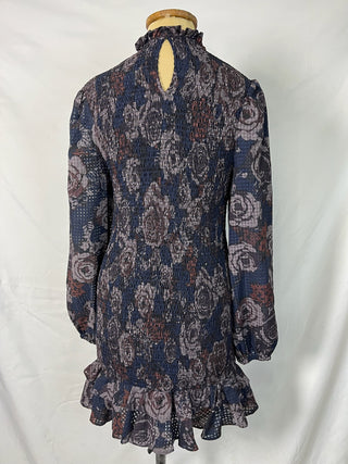 Floral Smocked Mini Dress