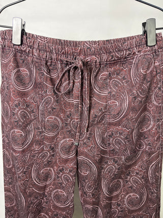 Paisley-Print Pants