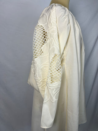 Open-Back Embroidered Boho Dress