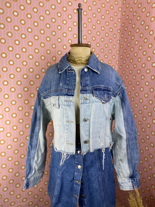 Two-toned denim Jacket