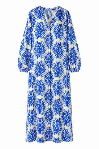 Mosaic Print Maxi Dress