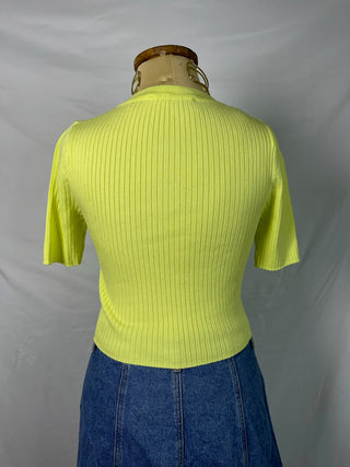 Neon Ribbed T-Shirt
