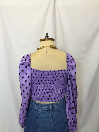 Polka dot Heart Top
