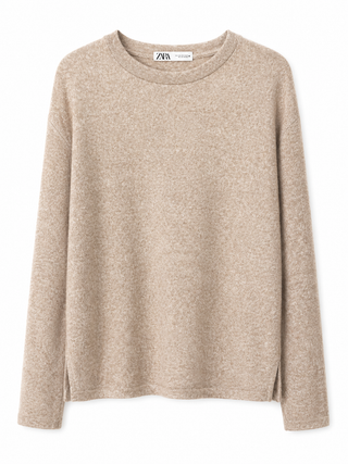 Mélange Knit Sweater