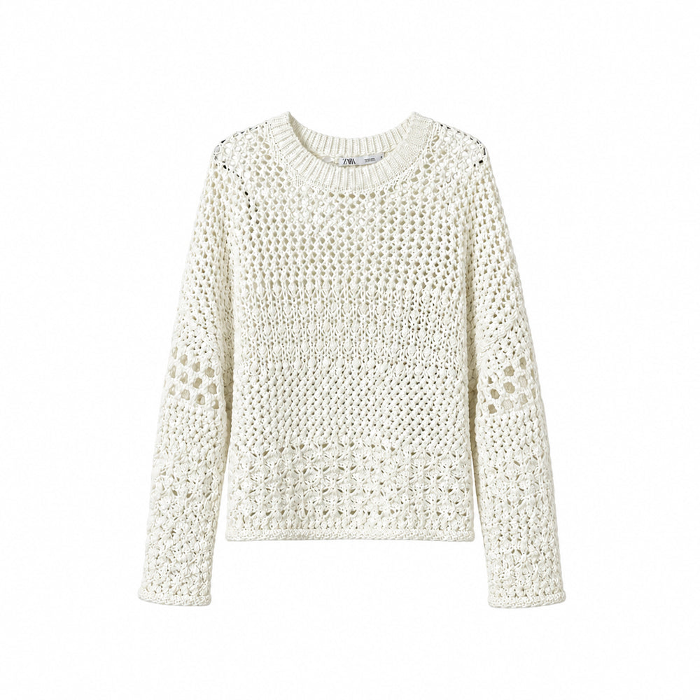 Cream Wide Sweater