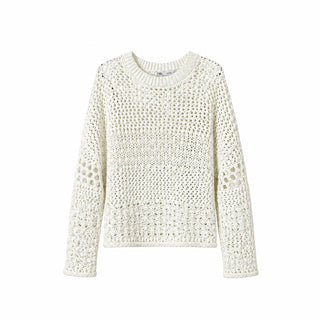Cream Wide Sweater