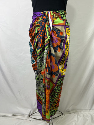 Knot Patchwork Skirt