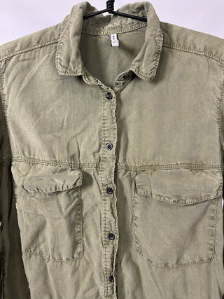Olive Button-Up Shirt