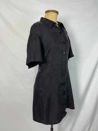 Silky Button Down Dress