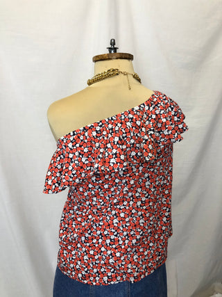Floral One Shoulder