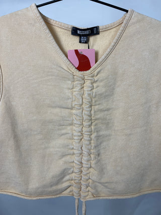 Peachy Croptop Vest